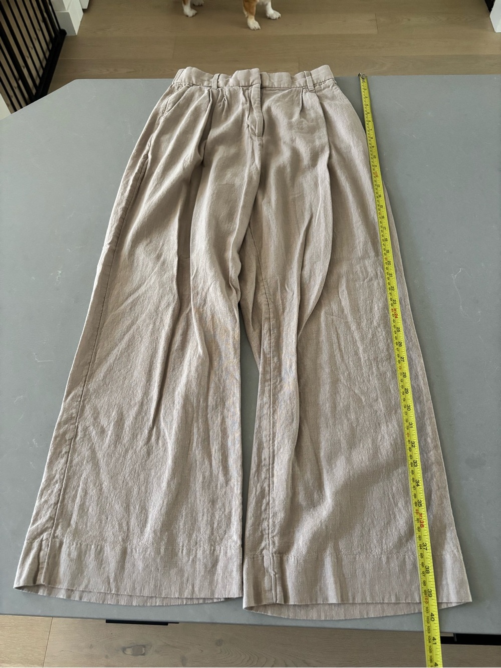 Abercrombie & Fitch linen curve love pants